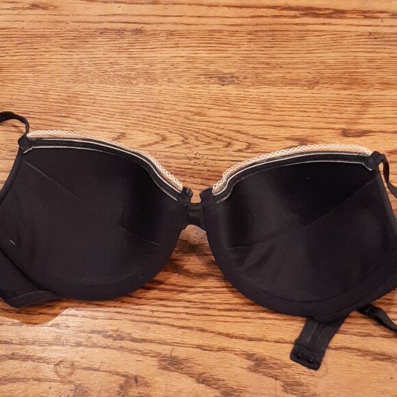 Vassarette 38C Black Padded Push Up Bra - Picture 4 of 5